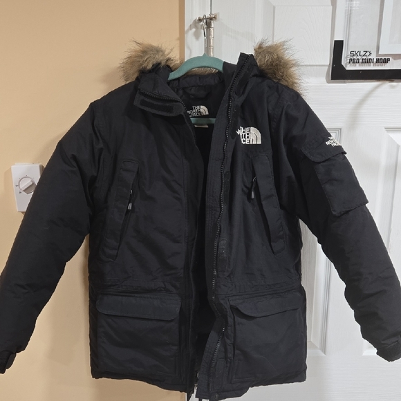 The North Face Jackets & Blazers - The North Face Black Jacket with Fur Trim